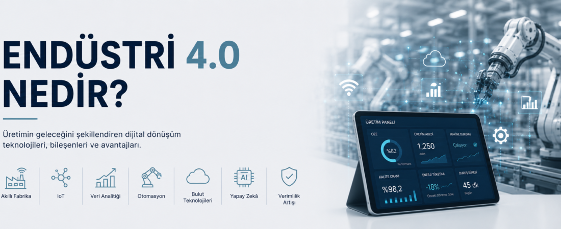 Endüstri 4.0 Nedir? Üretimin Geleceğini Şekillendiren Dijital Dönüşüm