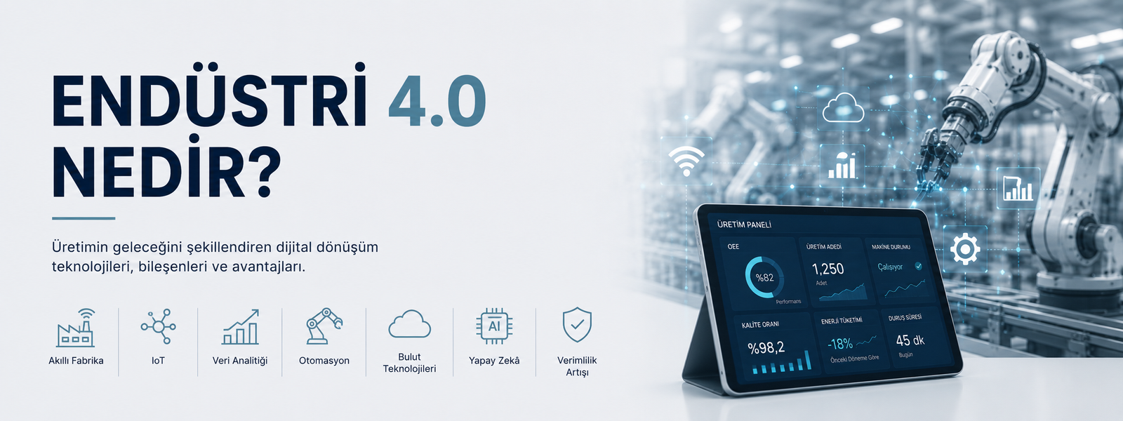 Endüstri 4.0 Nedir? Üretimin Geleceğini Şekillendiren Dijital Dönüşüm